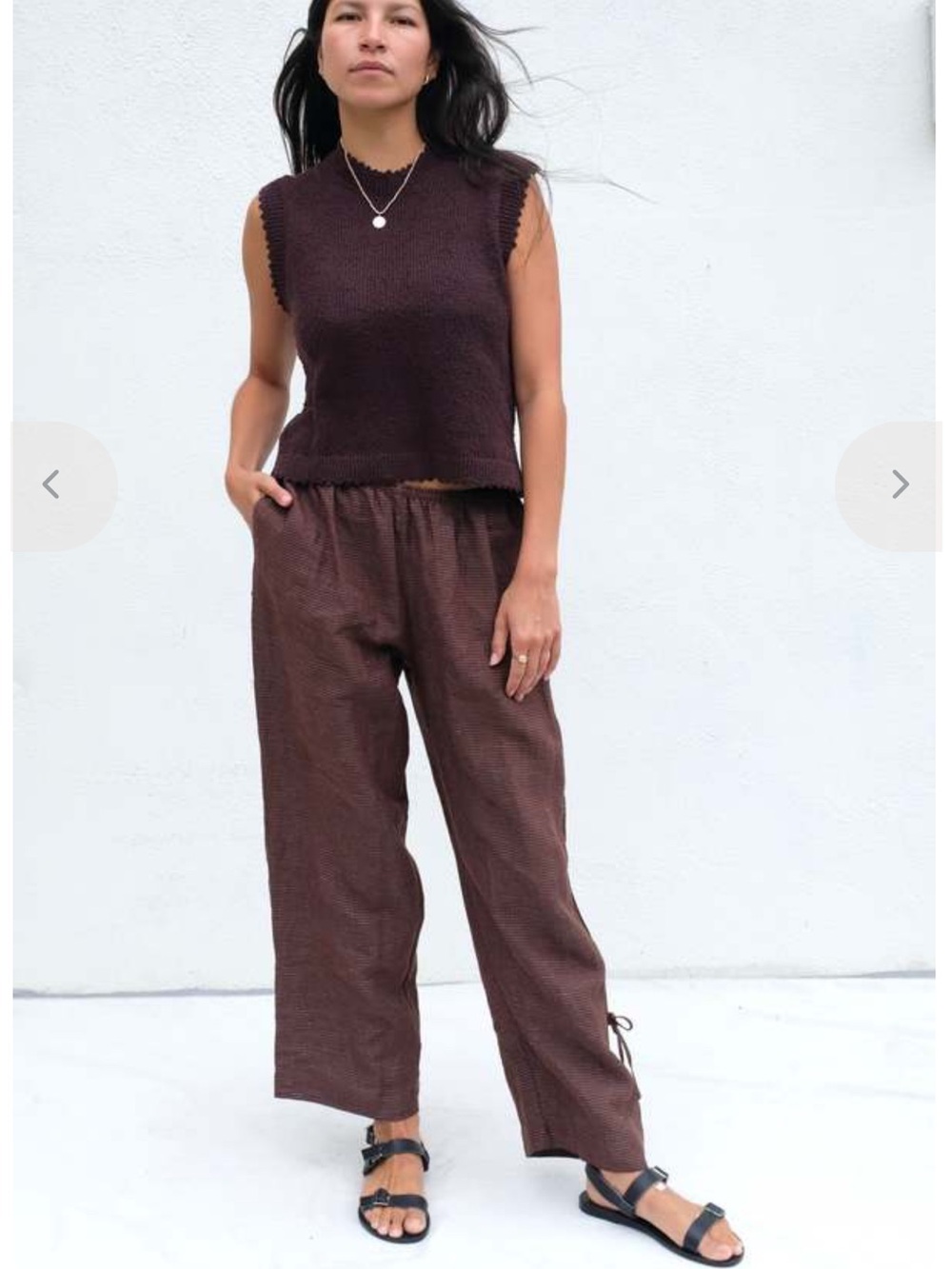 DEIJI STUDIOS - Striped Linen Pants